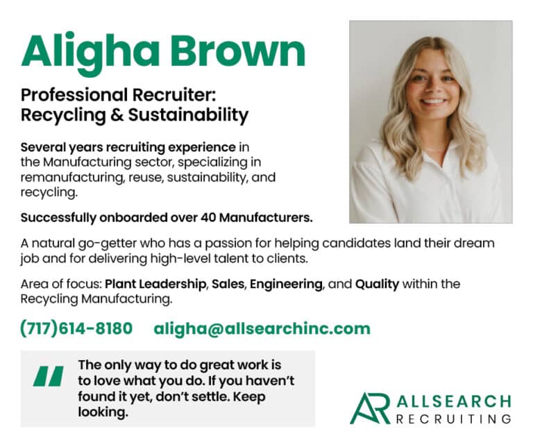 Bio card of Aligha Brown with picture and description of experience